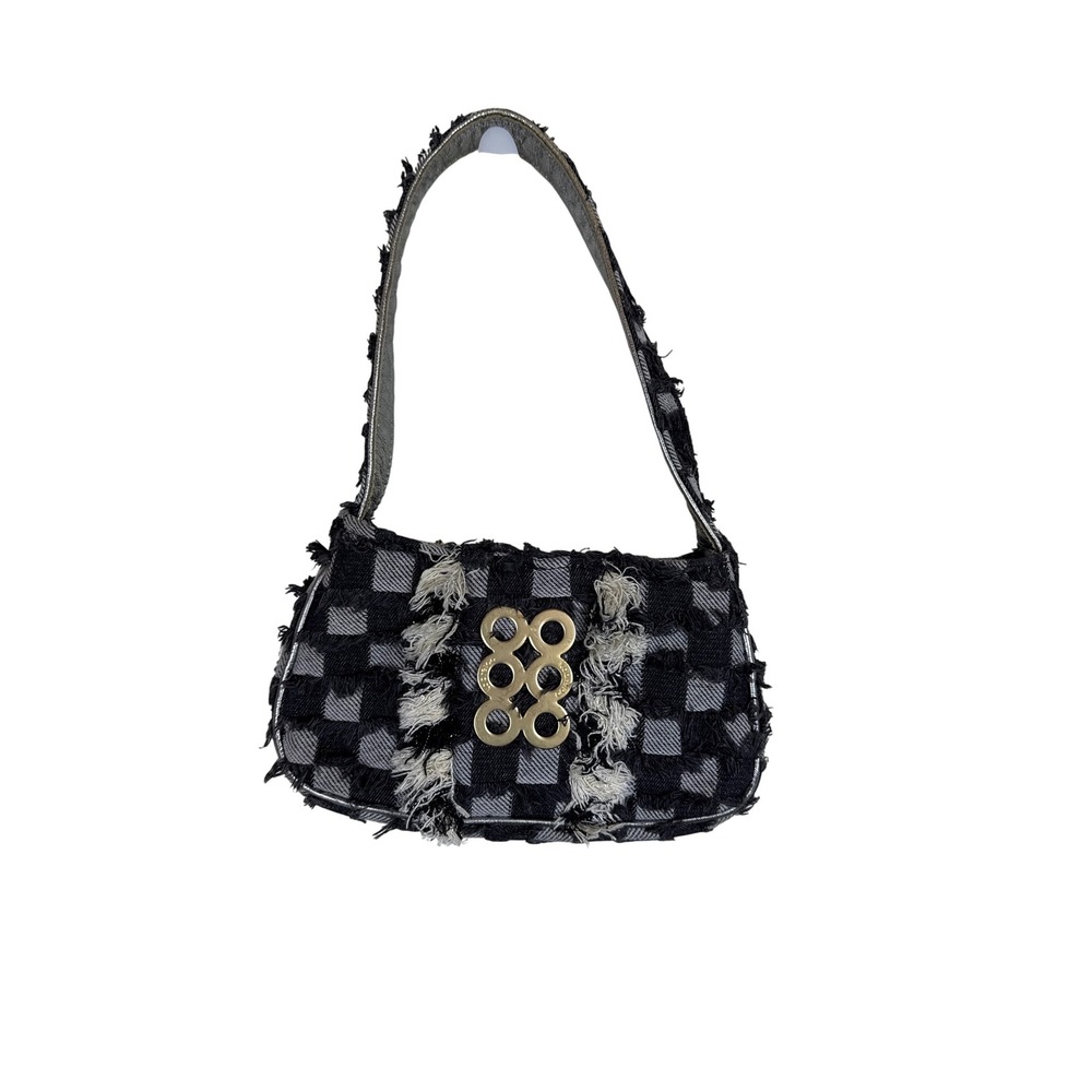 Kooreloo The‎ Pochette Canvas Checkerboard Mini Shoulder Bag Purse
